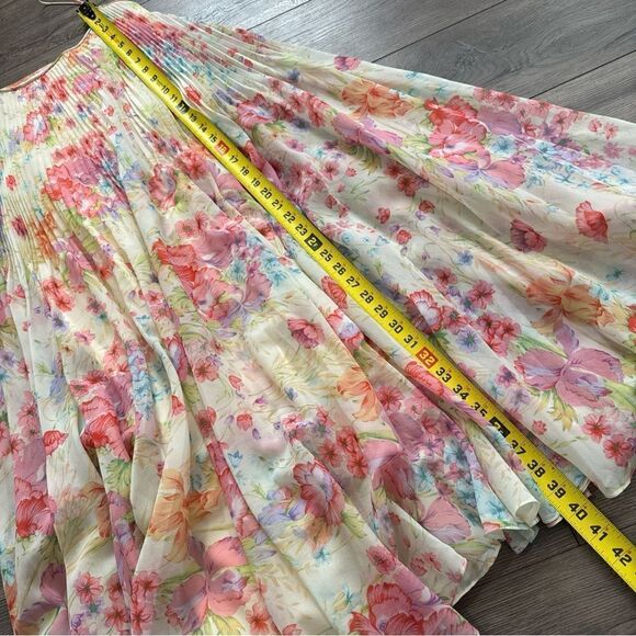 Marita by Anthony Muto Floral Flowy Colorful Dress Vintage Made In USA Size 6 - Picture 8 of 11